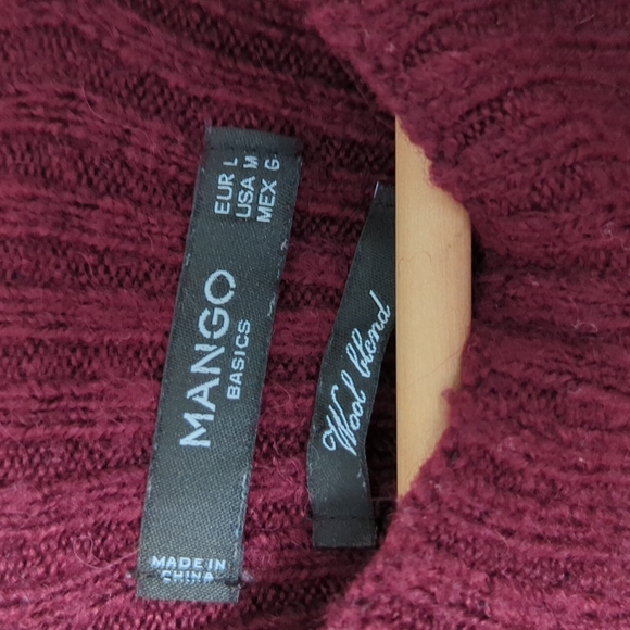 Mango Wool Blend Ribbed Sweater Dress - Picture 3 of 3